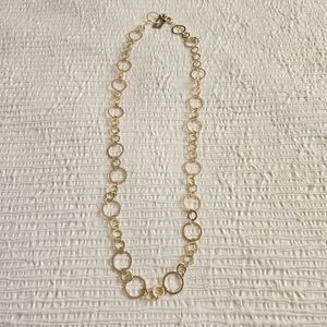 NWT Chico's Gold Circles Necklace